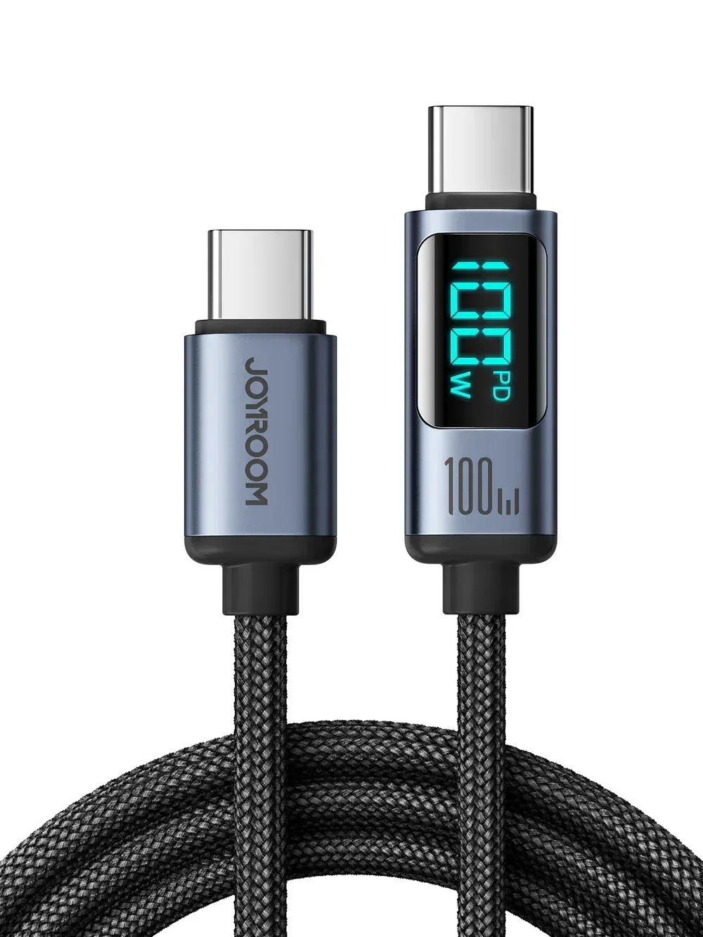 JoyRoom Digital Display Fast Charging Type-C To Type-C Cable 1.2m