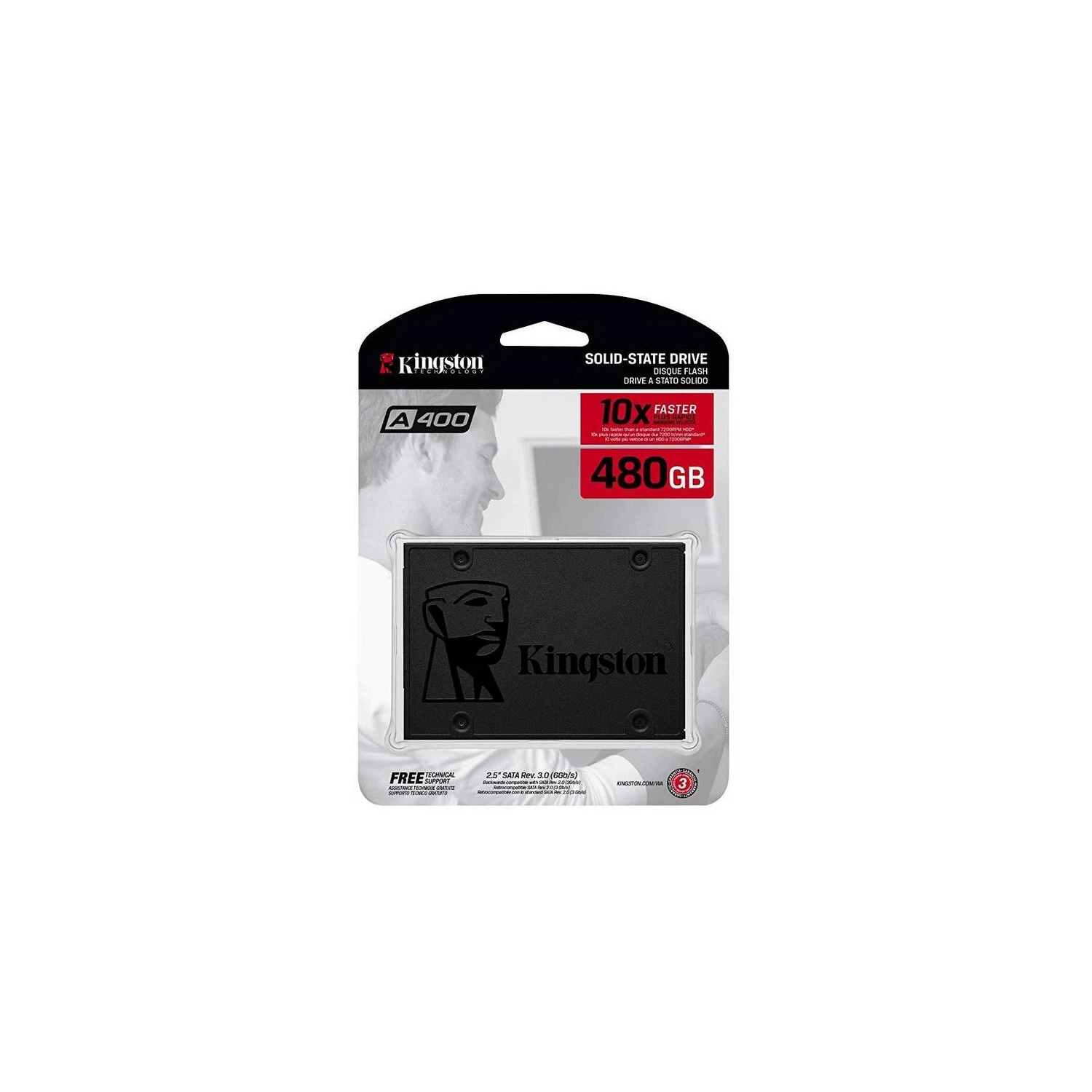 Kingston A400 SATA SSD Solid State Drive 480 GB