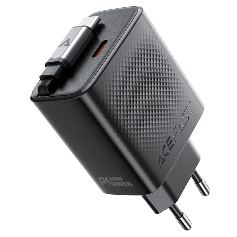 AceFast Adapter 30W With Cable Type-C To Type-C