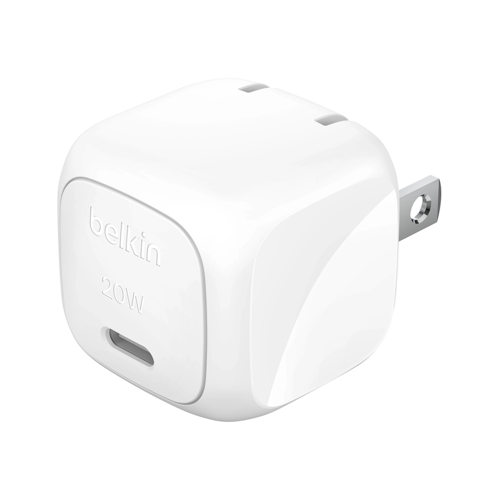 Belkin BoostCharge Compact USB-C Wall Charger 20W - White