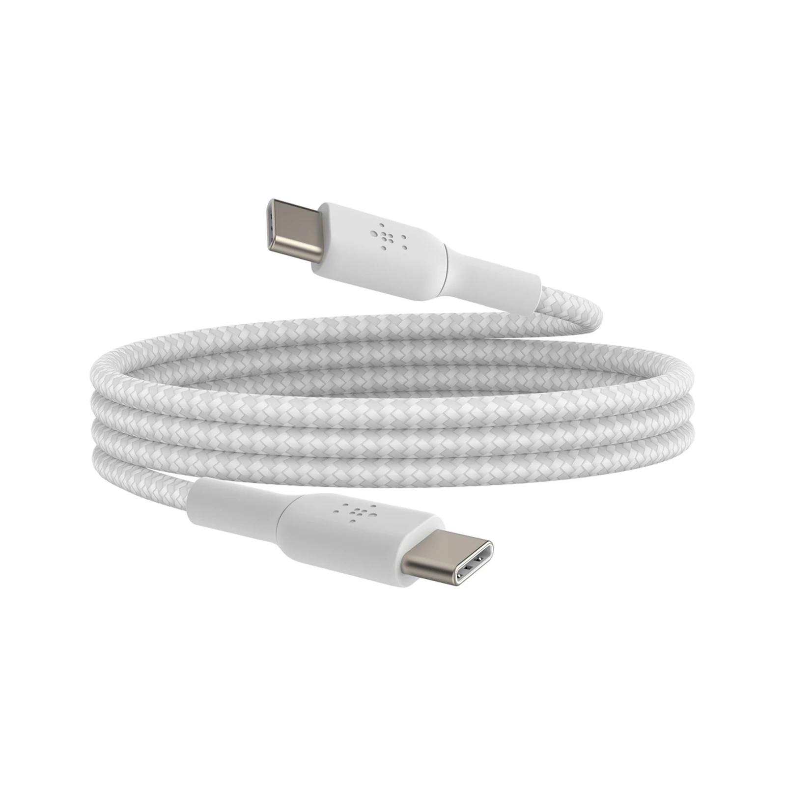 Belkin BoostCharge Braided USB-C to USB-C Cable 60W 1m - White