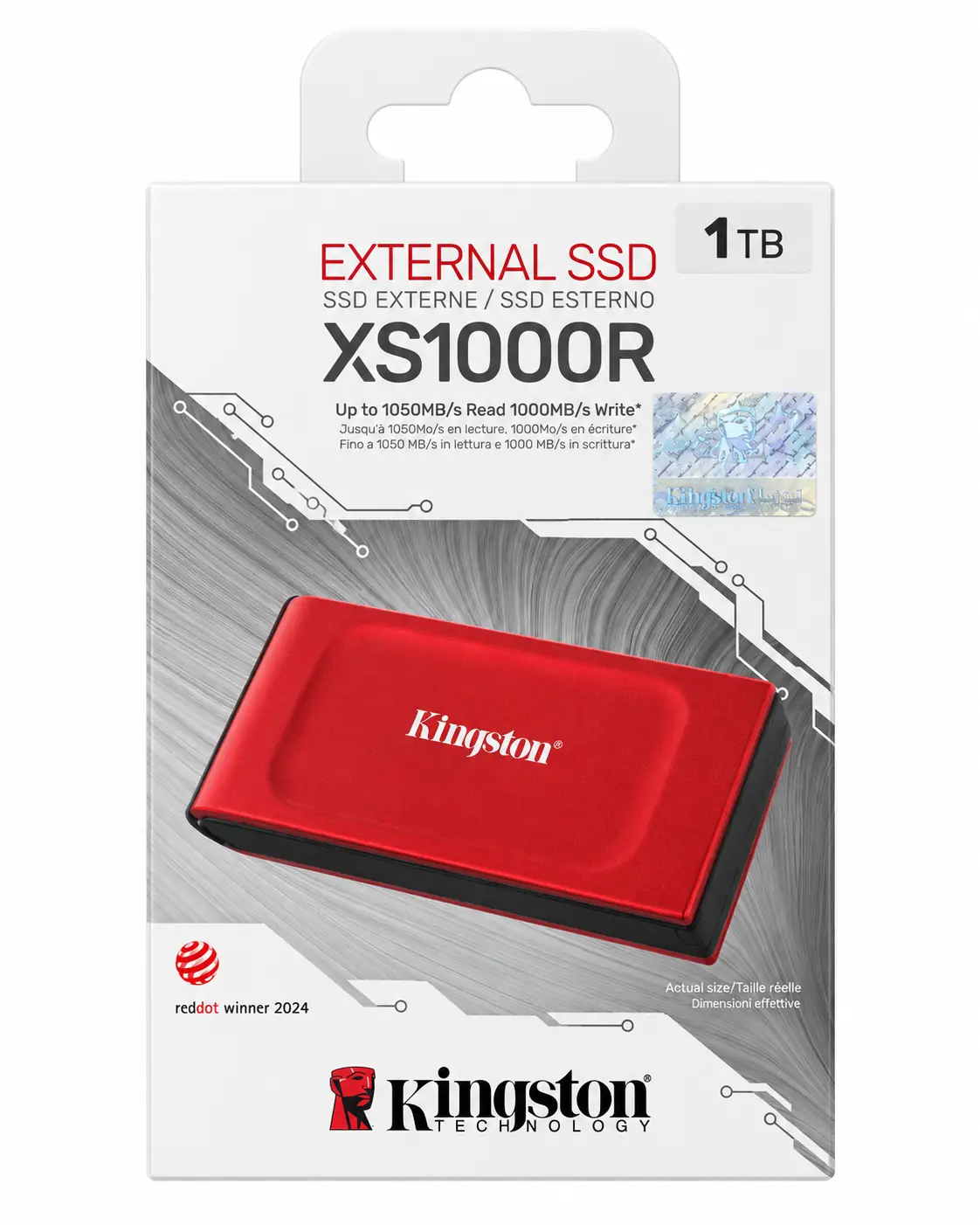 Kingston XS1000R 1TB Portable External SSD