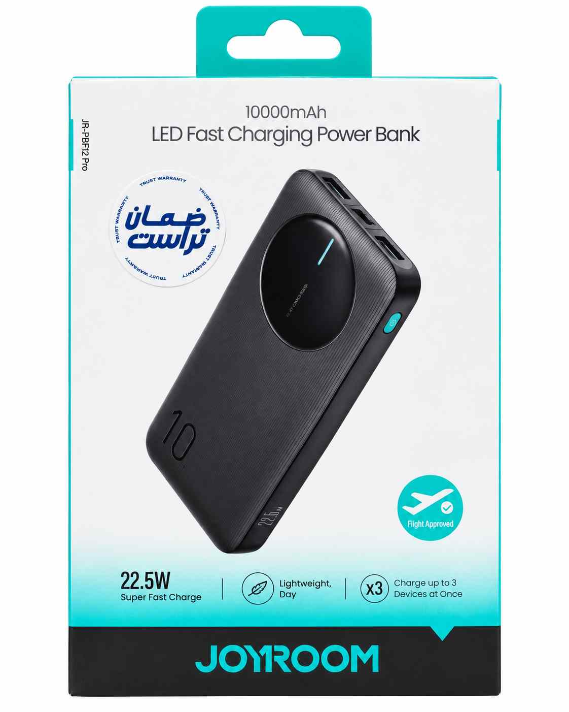 JOYROOM JR-PBF12 Pro LED Fast Charging Power Bank 10000mAh – 22.5W